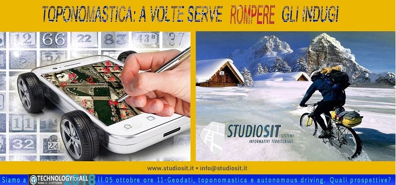 #toponomastica: perchè se voi disponete di un navigatore per auto efficiente è anche per merito nostro